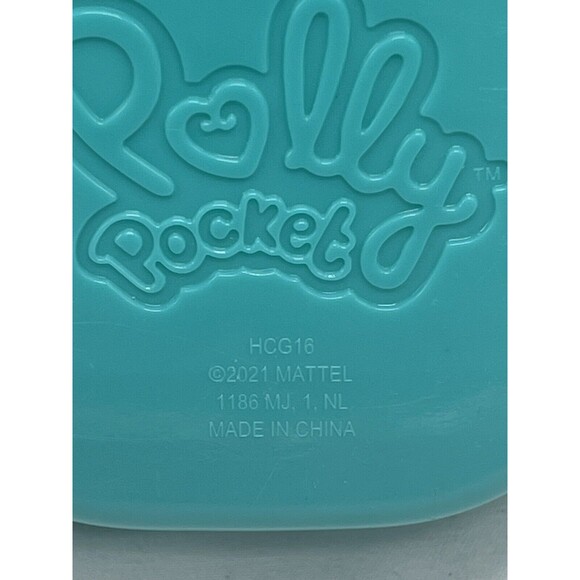 Polly pocket 2021 Otter Aquarium compact Fuzzy Pink Belly - Picture 13 of 16